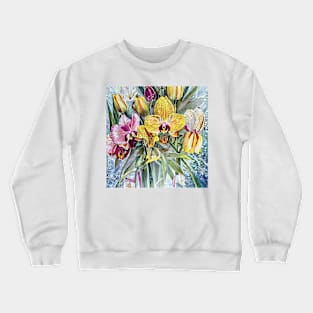 Beauty of  Orchids Crewneck Sweatshirt